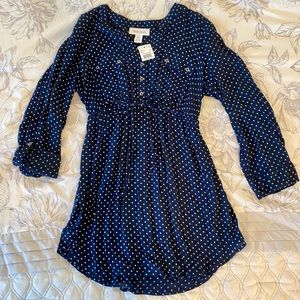 Motherhood Maternity Tunic Convertible Roll Sleeve